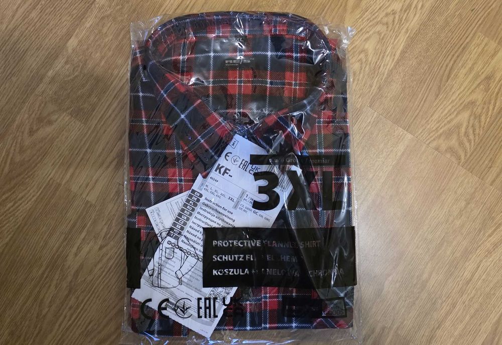 Koszula flanelowa w kratę REIS 3XL