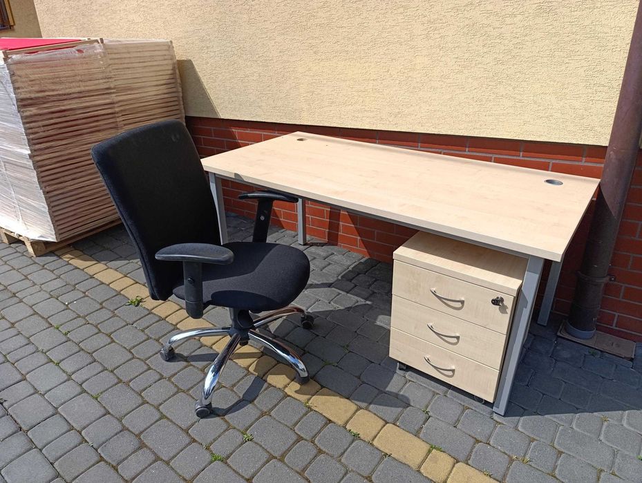 Szafka komoda szuflady kontenerek pod biurko biały