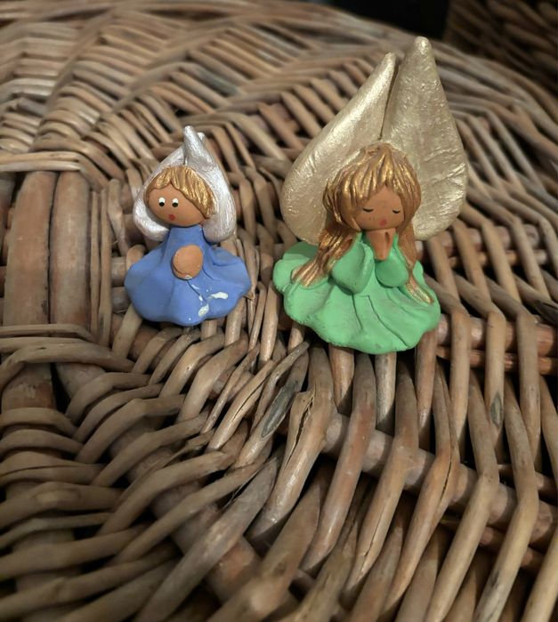 Aniołki z gliny 2 rozmiary