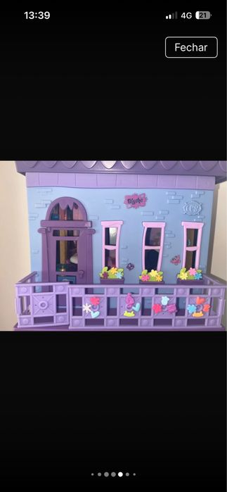 Prédio  Littlest Pet Shop Style Set - 3 Andares Modulares (Blythe’s Room & Pet Shop)