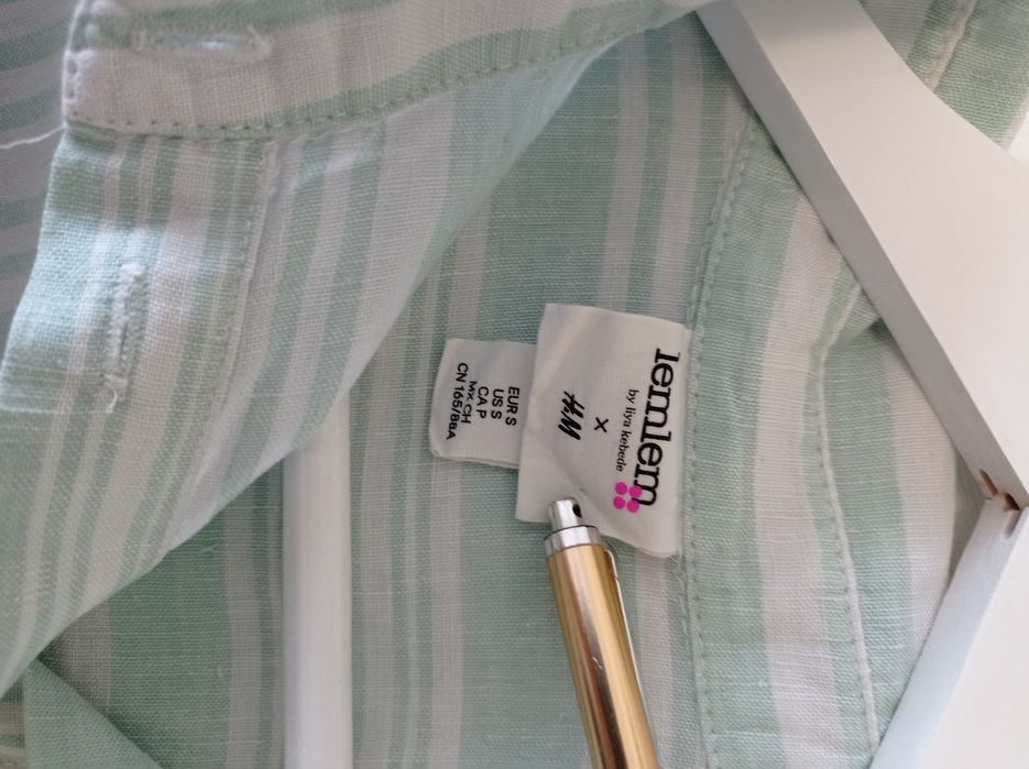 Lniana koszula damska oversize H &M