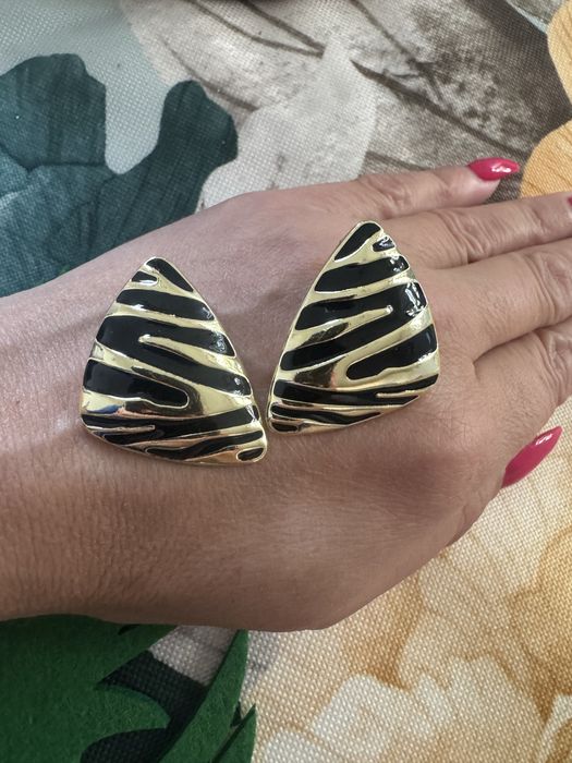 Kolczyki zebra Premium