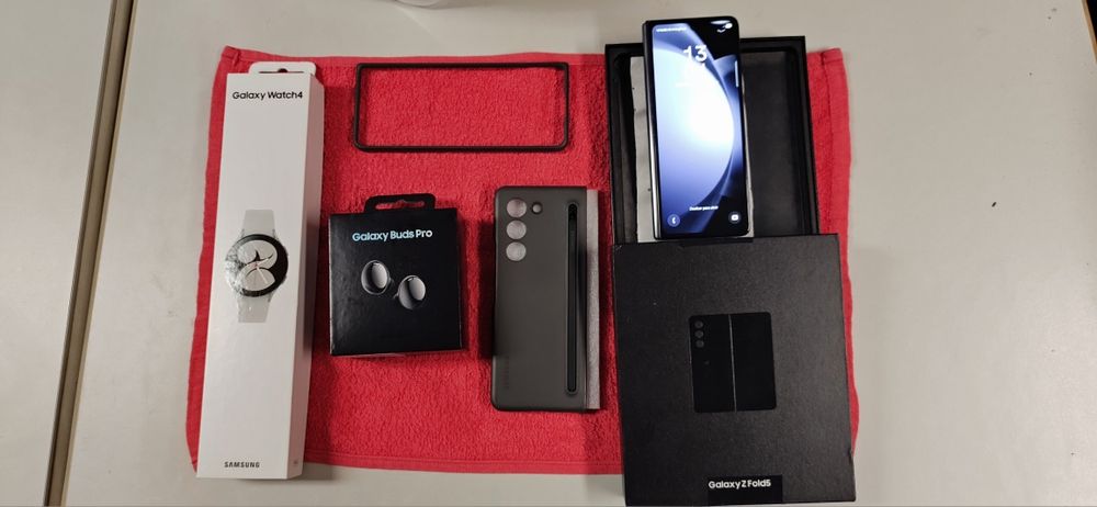 Super Pack Completo Samsung Galaxy Z Fold 5 + Capa + Fones + Relogio