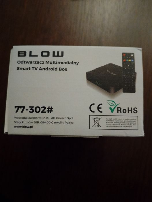 Odtwarzacz multimedialny Smart TV Android box