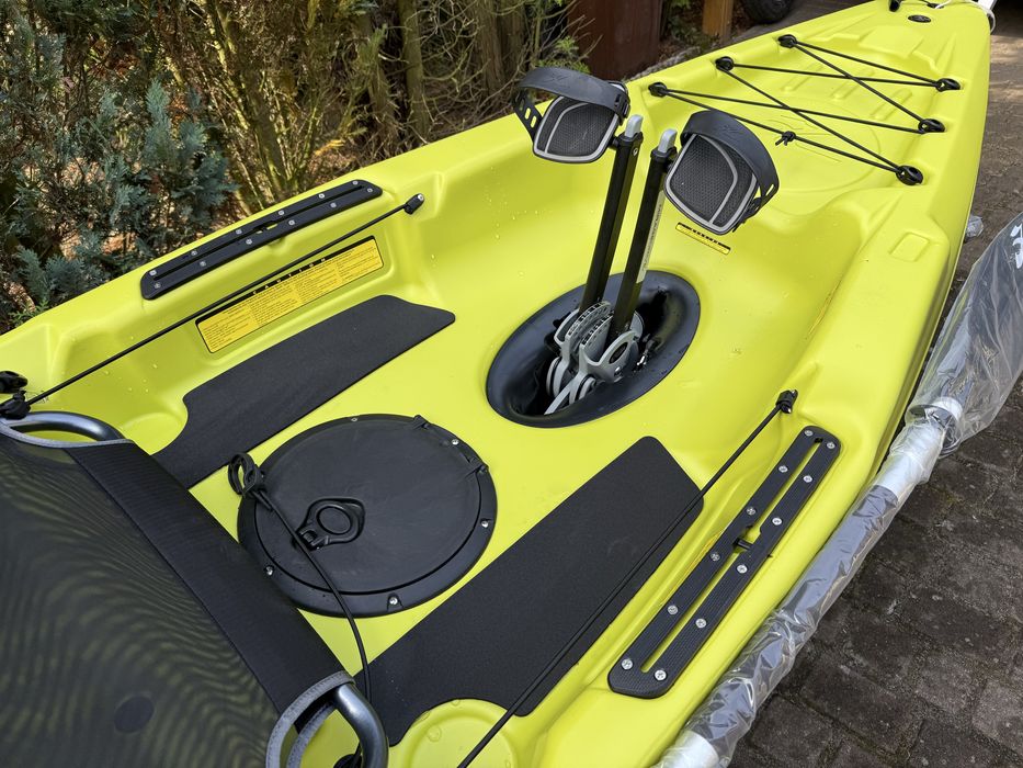 Nowy kajak hobie passport 12.0 z napęd mirage drive płetwy ryby, FV GW