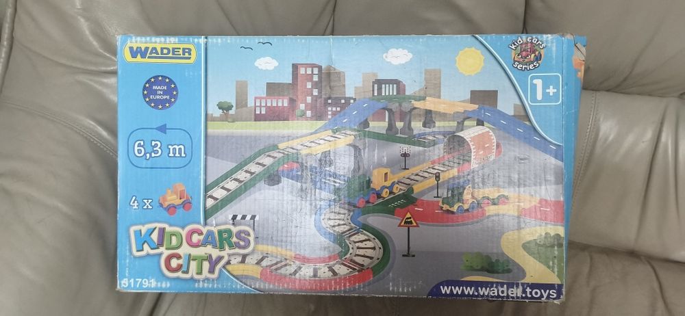 Ігровий набір wader , cars city + додаткова дорога у подарунок