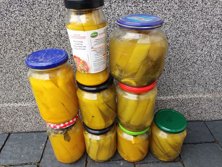 Marynowana cukinia z kurkumą