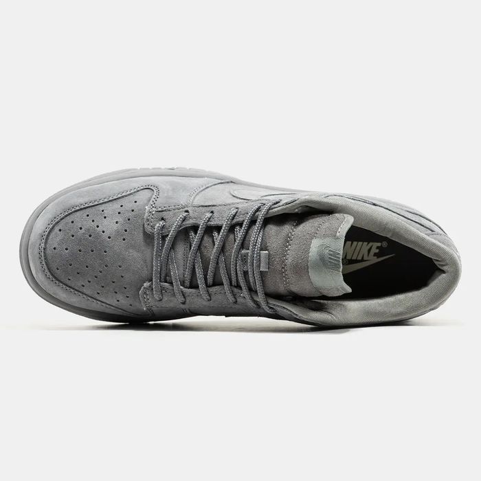 HIGH QUALITY! Nike Dunk Grey Supreme 37 - 45 найк данк сірі супрім