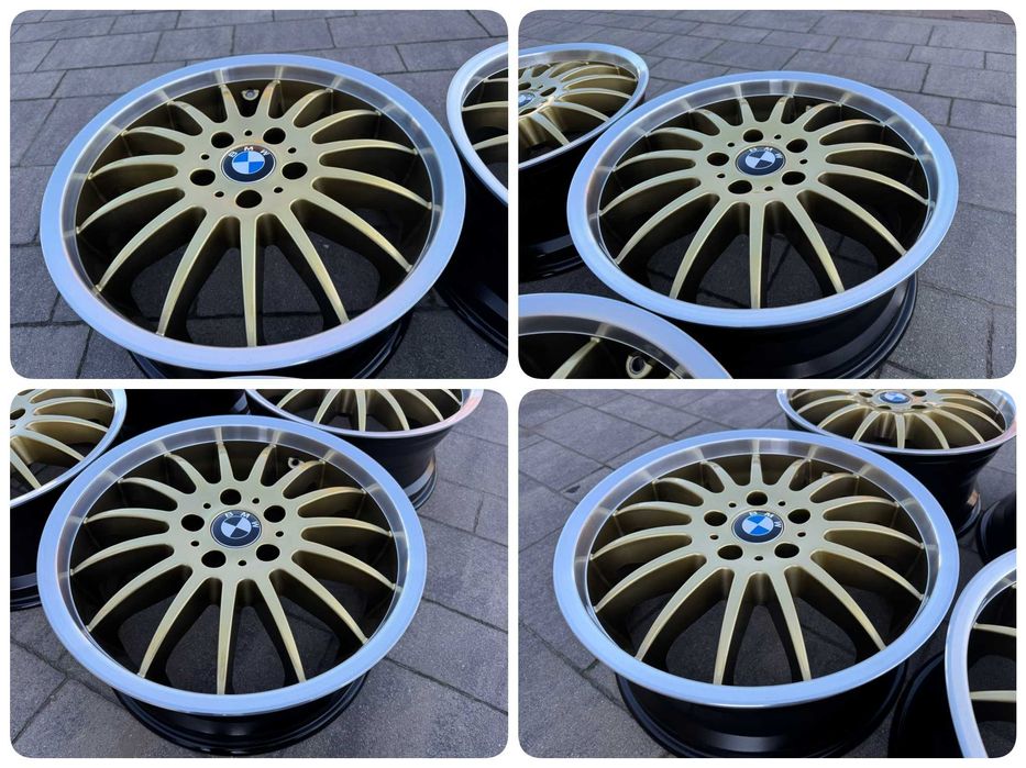 FELGI Złote 18 BMW E30 E34 E36 E46 E90 E91 E92 E93 5x120 8J ET35 #135