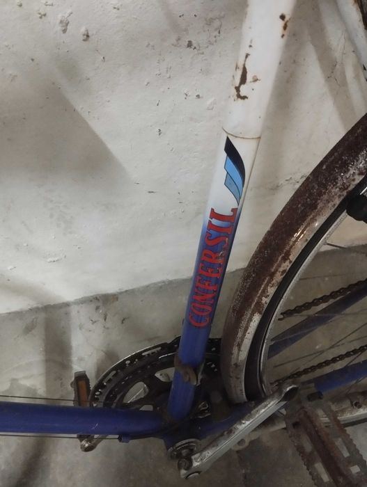 Bicicleta de corrida confersil anos 80