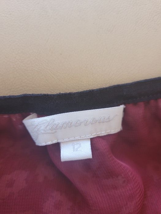 Sukienka dziewczęca kwiatowy wzór Glamorous rozmiar 152-158