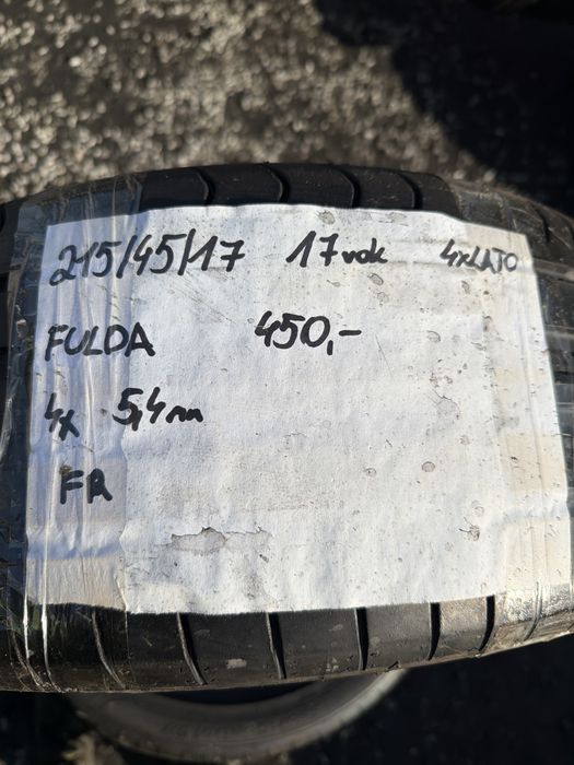 215/45r17 Fulda 17 rok lato 4szt