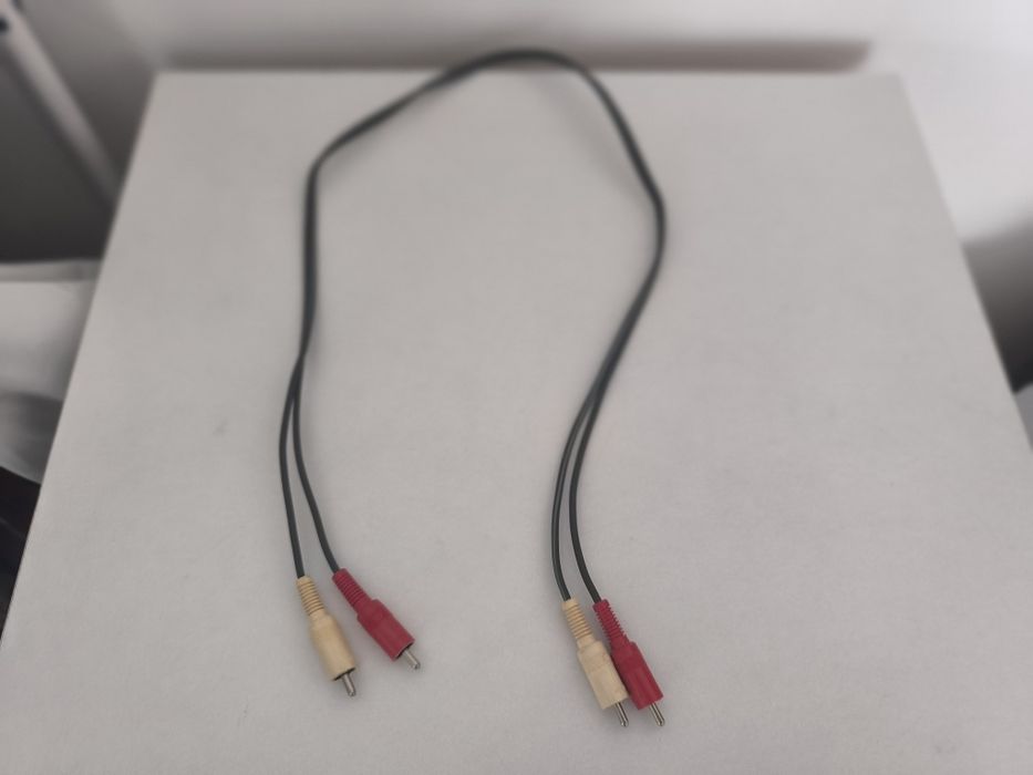 Oryginalny kabel interkonekt 2xRCA - 2xRCA (Chinch) Technics / Panasonic | Made in Japan