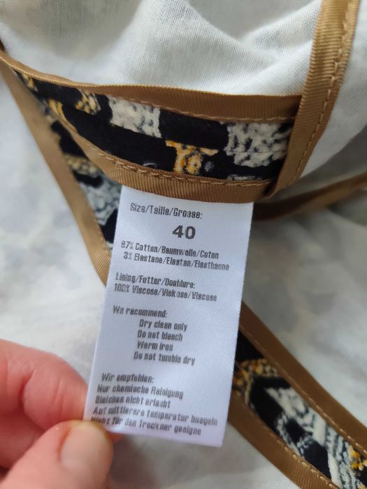 Marynarka żakiet barokowy wzór premium elegancka scandi Sand Copenhagen
