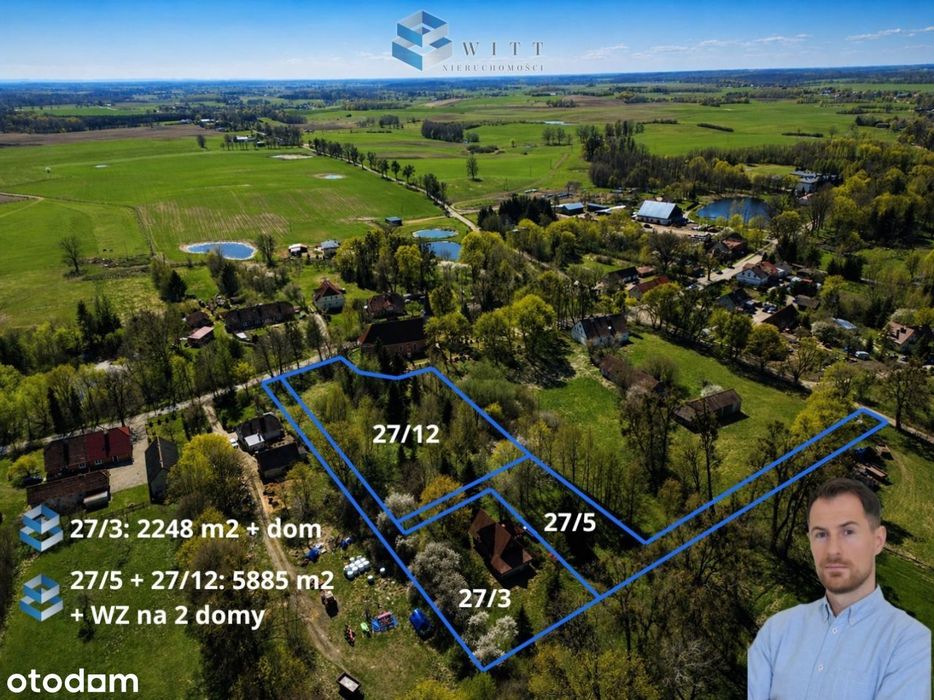 Wyjątkowe siedlisko na Warmii – dom drewniany - Widok 2