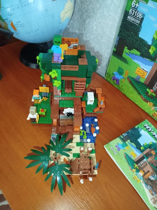 Конструктор Майнкрафт63106.MY World.Будиночок  на дереві Харданса