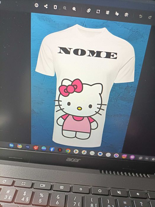 Personalização texteis