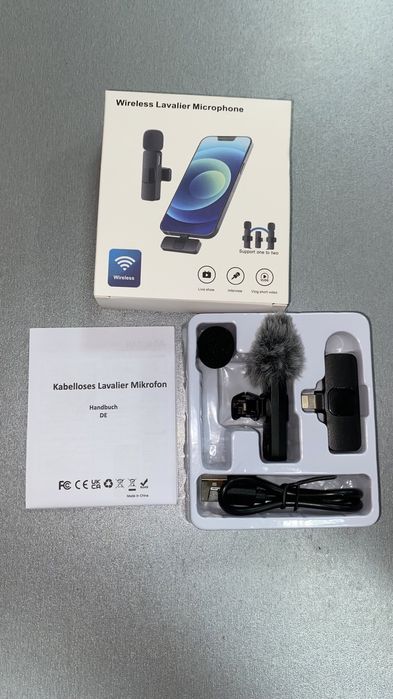 Беспроводной петличный микрофон для Iphone