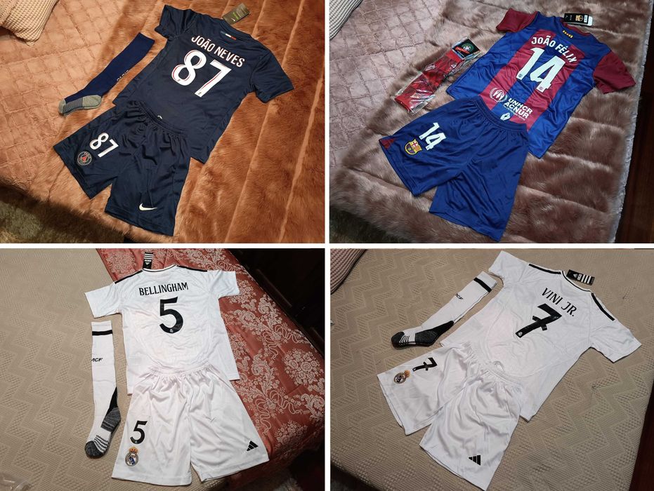 Camisola Criança JOÃO NEVES | Equipamento Paris PSG | NOVO