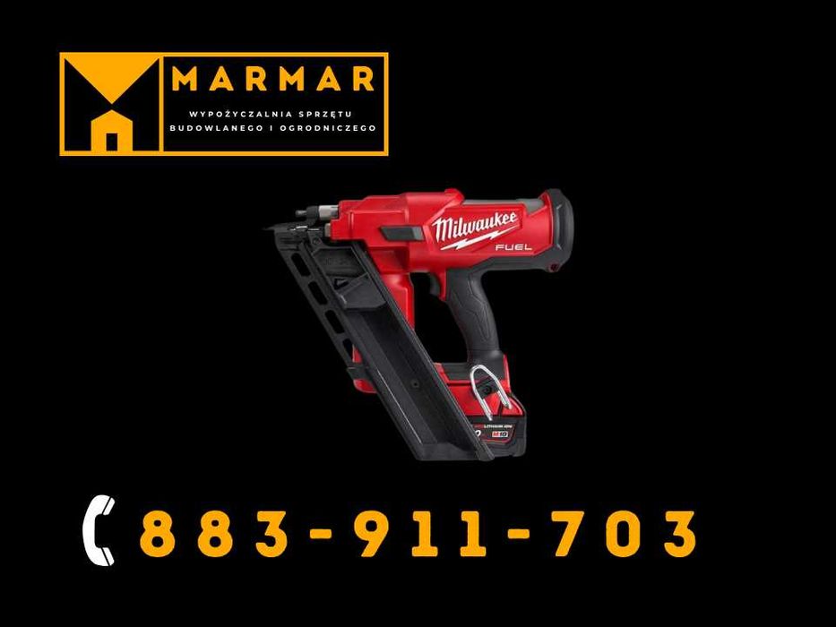 Gwoździarka Milwaukee 50-90mm ! WYNAJMĘ, WYNAJEM, WYPOŻYCZALNIA !