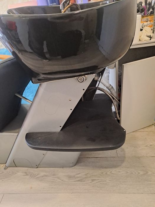 Rampa de lavagem de cabeleireira