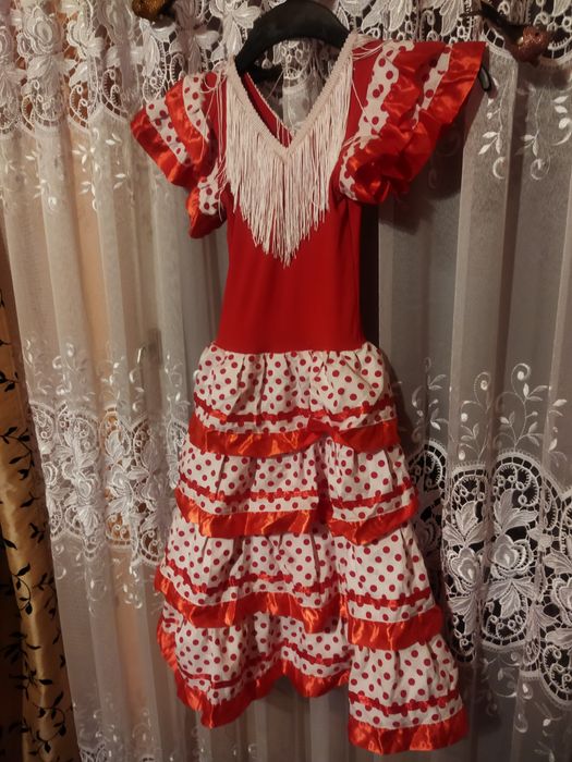 Strój przebranie hiszpanki