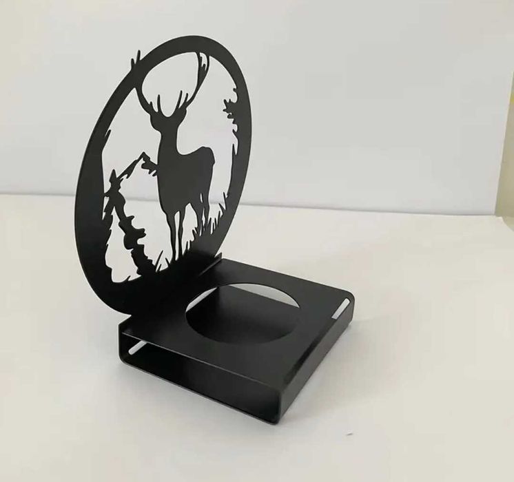 Різдвяний декор, підсвічник металевий