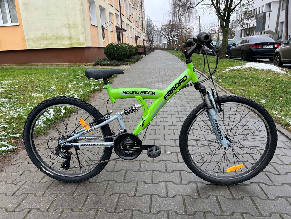 Rower dziecięcy FRROAD MTB 24" FULL mocny