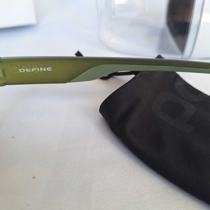 Okulary Sportowe Poc Define Epidote Green Translucent/Clarity Silver