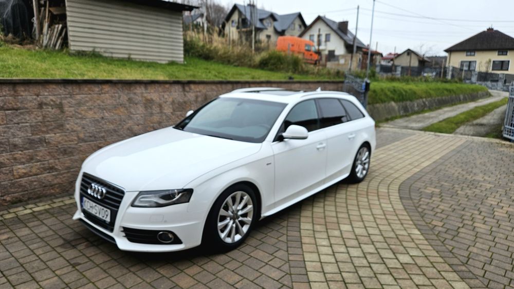 Audi A4 B8... S-line, panorama, bi-xenon,  B&O, webasto itd.
