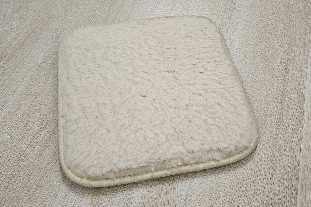 Wełniane siedzisko narzuta podkładka na krzesło taboret