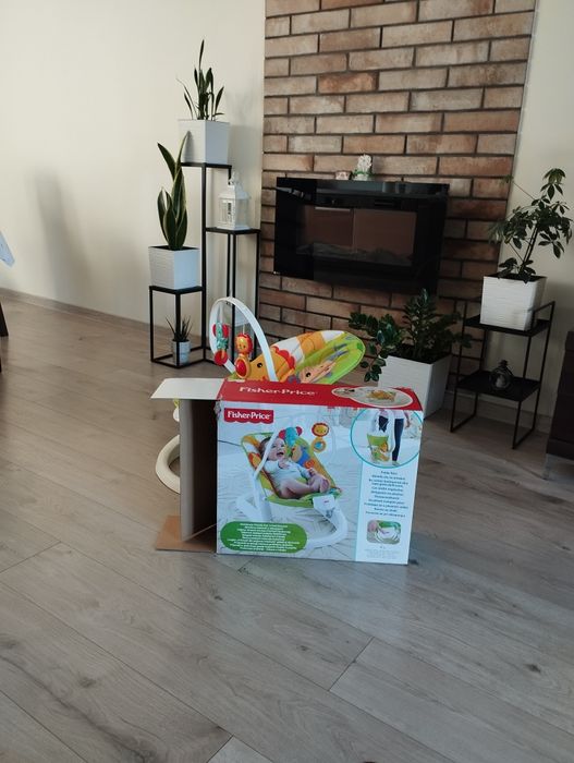 fisher price skladany lezaczek z wibracjami