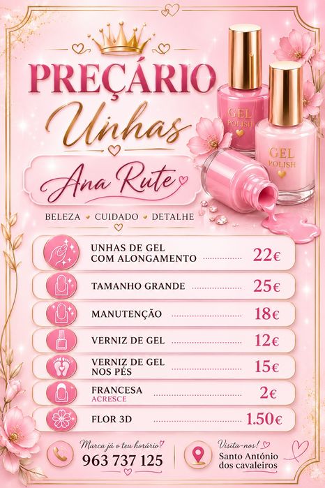 Unhas de gel ,verniz de gel