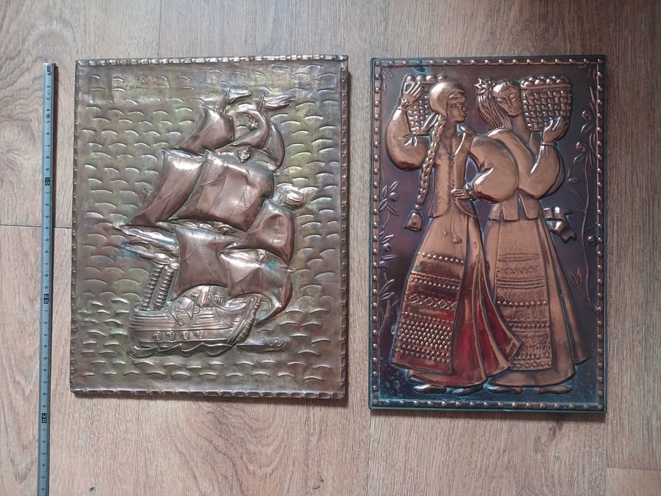 Медные  чеканки   ссср