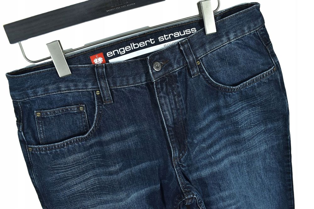 Engelbert Strauss Męskie Spodnie Jeansowe Jeansy 52