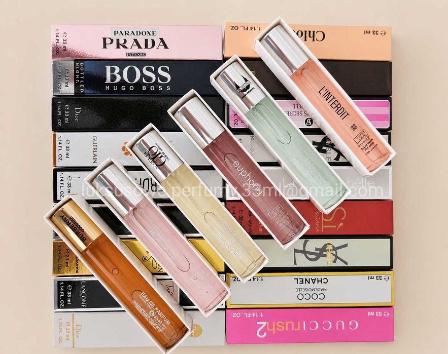 Perfumy 33 ml i duże Najlepsze