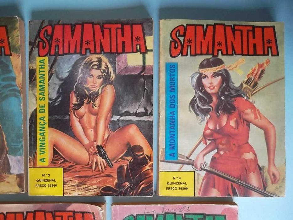 Coleção "SAMANTHA" , BD erótica para adultos, anos 70