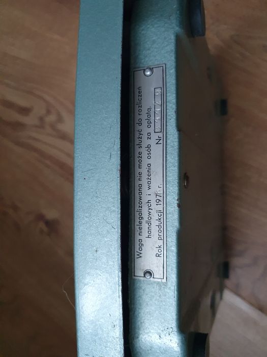 Stara waga łazienkowa PRL 1976r
