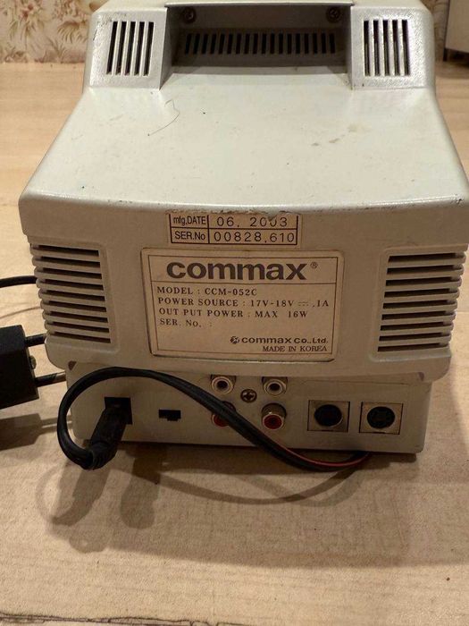 Видеодомофонный монитор COMMAX CCM-052C 2003 года + блок питания