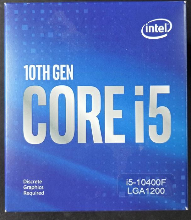 Intel i5 10400f 2,9GHZ +chłodzenie