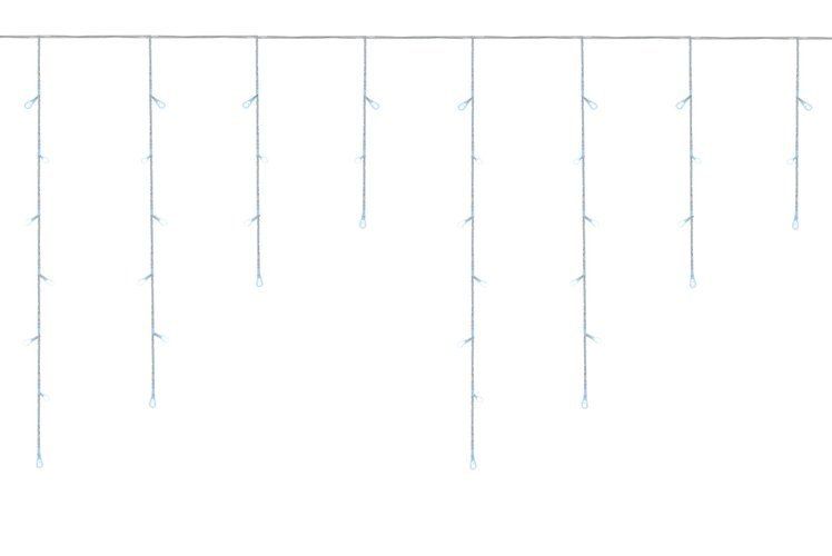 Lampki choinkowe - sople 300 LED zimny biały 31V