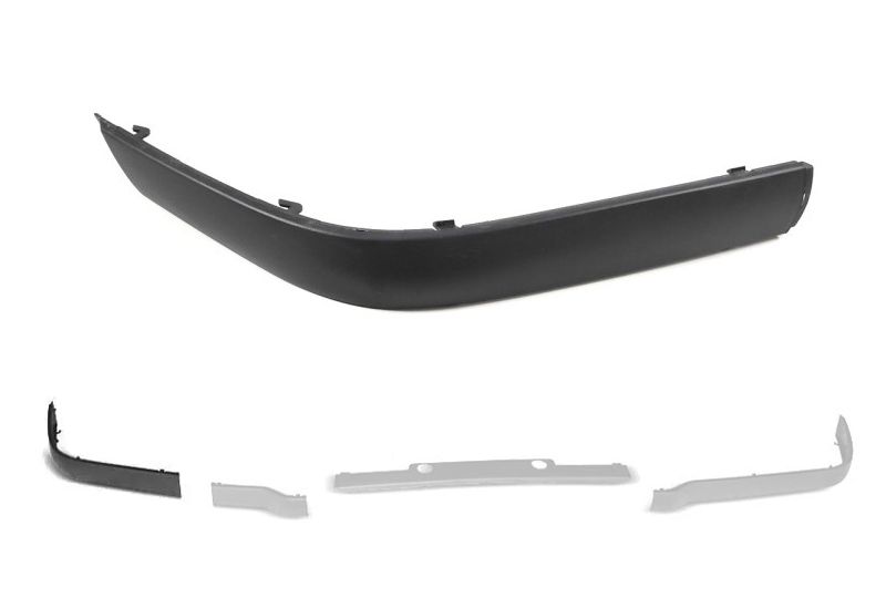 MOLDURA DIREITA EXTERIOR PARA PÁRA-CHOQUES BMW E36 1990-1999 LOOK M3