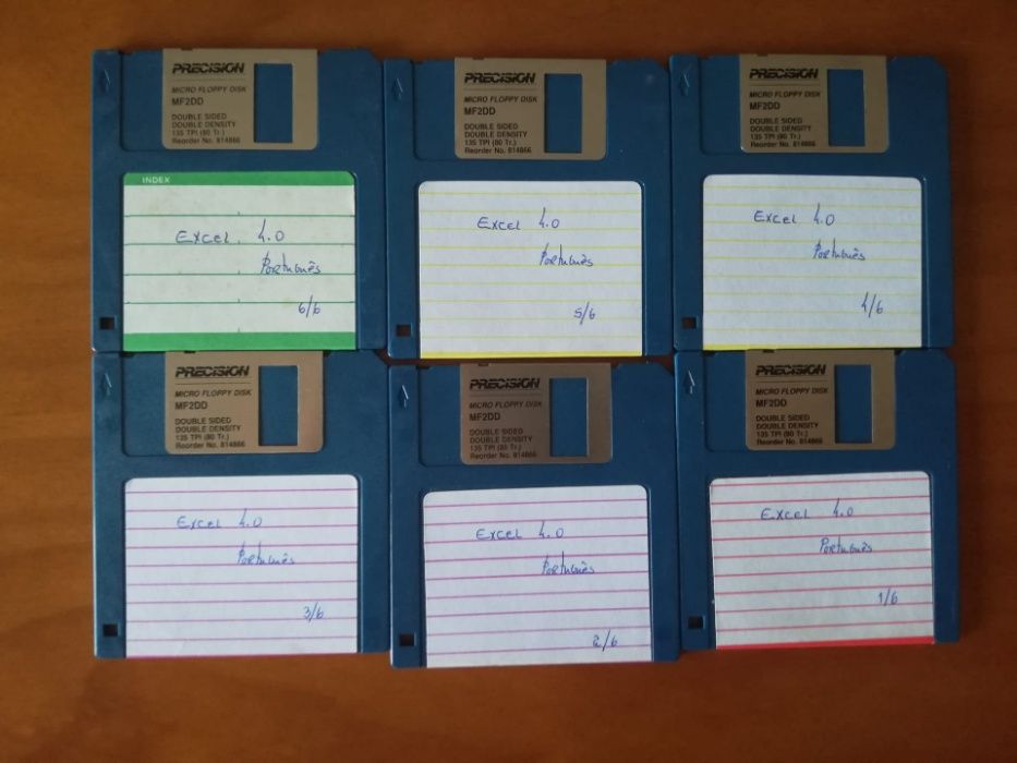 Excel 4.0 Floppy Disks425606270231531521