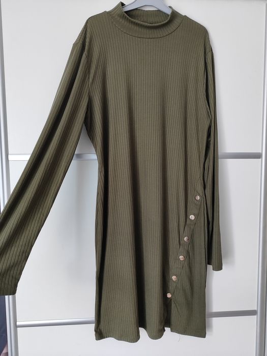 Sukienka khaki, zieleń r.42