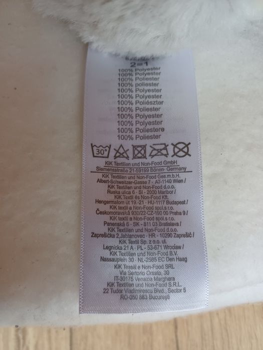 Nowy kocyk + maskotka