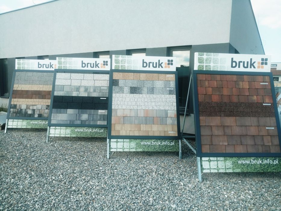 Kostka Starobruk Nostalit betonowa szara grafitowa kostki brukowe bruk