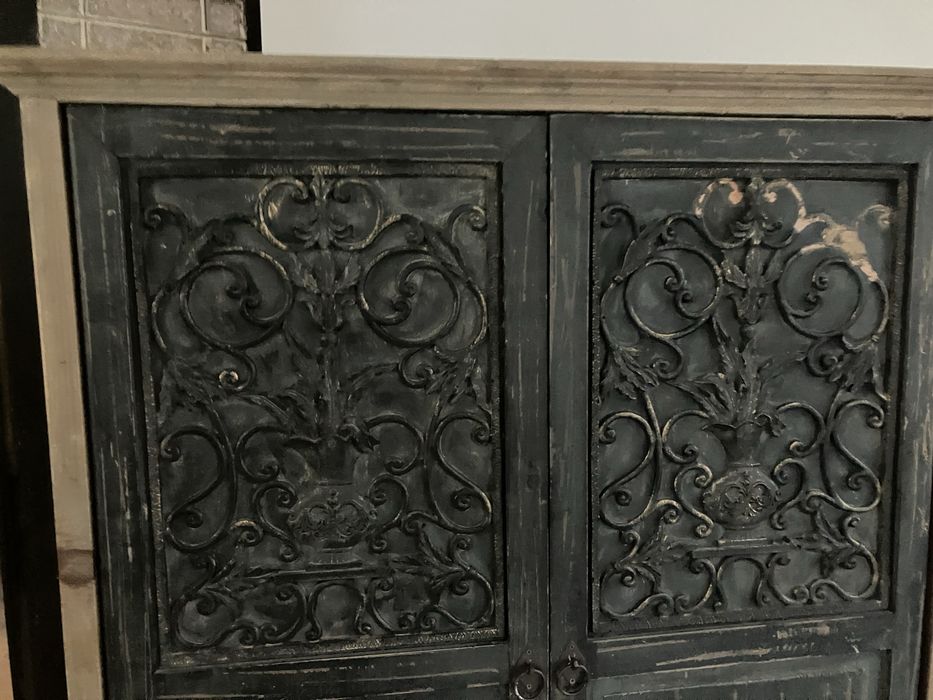 Stara szafa prowansalska ludwikowska drewno