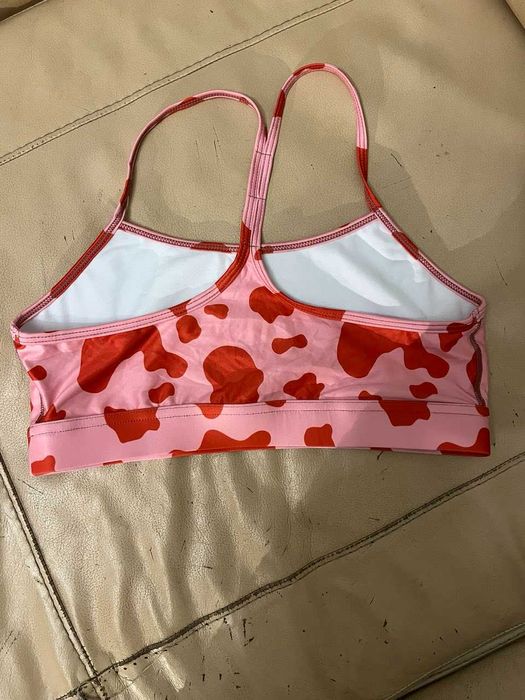 Яскраві нові рожеві спорт лосини з топом shein