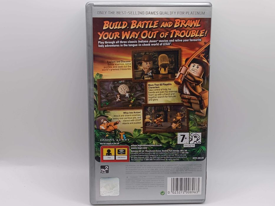 Gra Sony PSP Lego Indiana Jones the original adventures