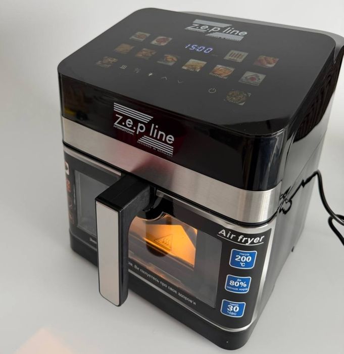 Аерогриль з віконцем на 13л и 4200Вт Zepline ZP-00343 на 12 програм
